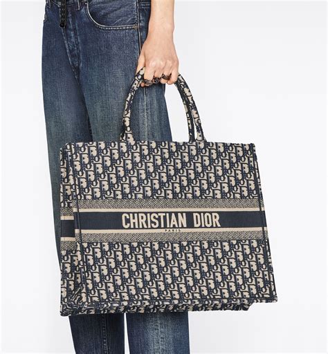 christian Dior book tote large